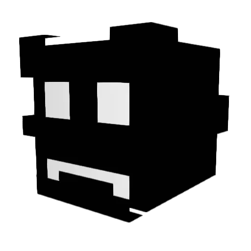 Ritzster Minecraft avatar head, 3D render