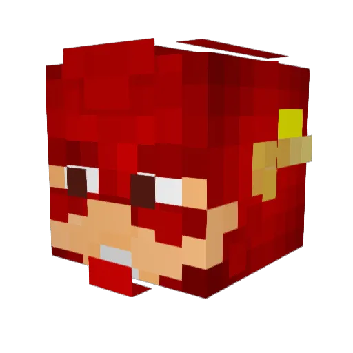 RitzyxFrost Minecraft avatar head, 3D render