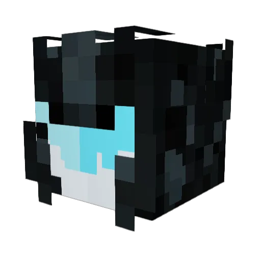RivPax Minecraft avatar head, 3D render