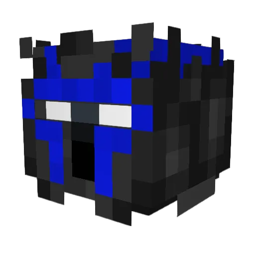 RivalA Minecraft avatar head, 3D render