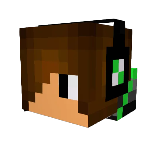 RivalPhantomGTO Minecraft avatar head, 3D render