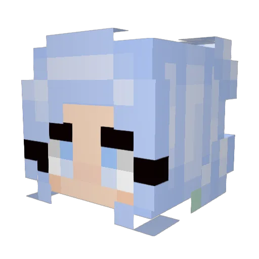 RivenMainbtw Minecraft avatar head, 3D render