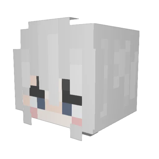 River1374 Minecraft avatar head, 3D render