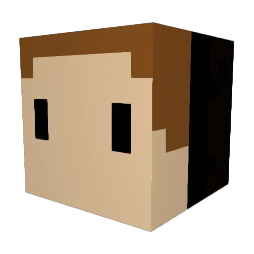 River56 Minecraft avatar head, 3D render