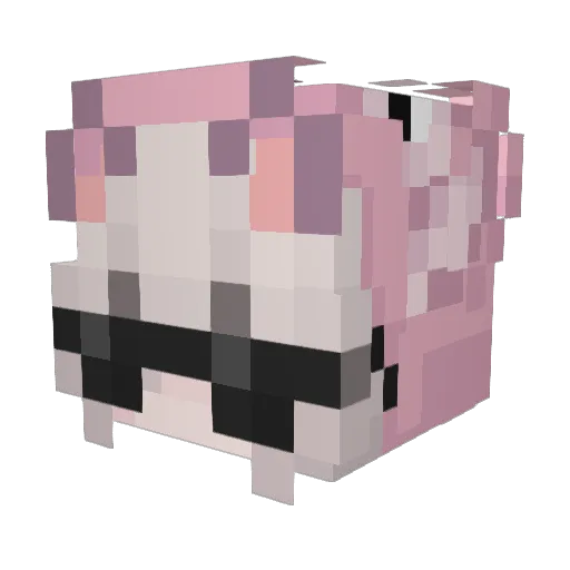 RiverMist_ Minecraft avatar head, 3D render