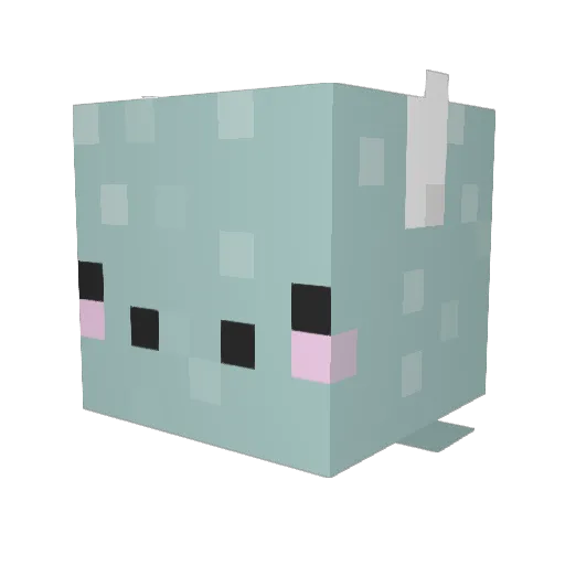 RiverOtter123 Minecraft avatar head, 3D render