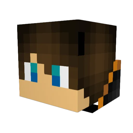 RiverOwner Minecraft avatar head, 3D render