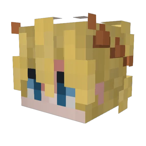 RiverVoice76006 Minecraft avatar head, 3D render