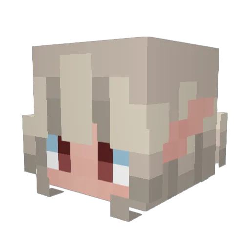 River_Styx1 Minecraft avatar head, 3D render