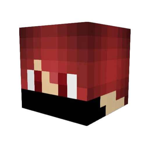 Riverboy1997 Minecraft avatar head, 3D render