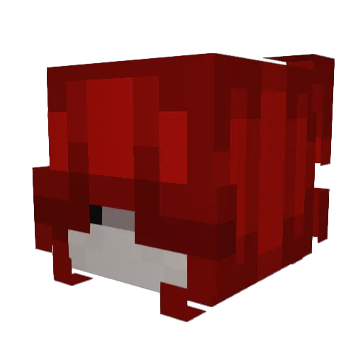 Riverdayy Minecraft avatar head, 3D render