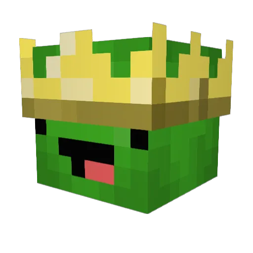 Riverking10 Minecraft avatar head, 3D render