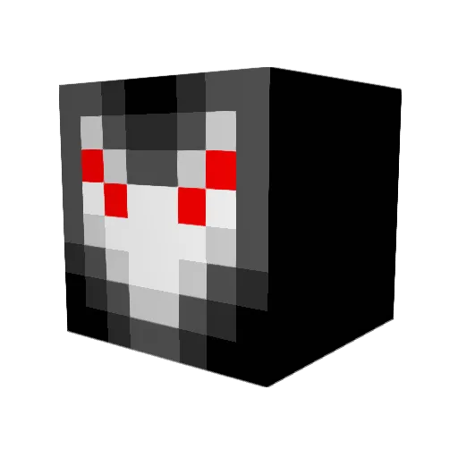 Rivermaw Minecraft avatar head, 3D render