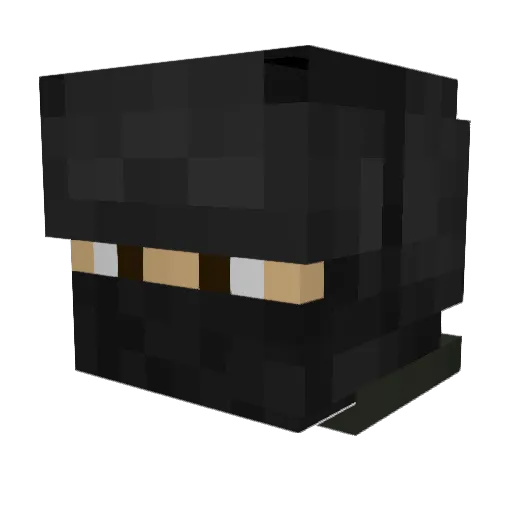 RiverrTM Minecraft avatar head, 3D render