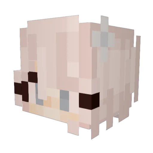 RivitTheRascal Minecraft avatar head, 3D render