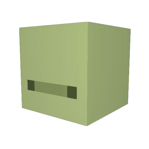 RivverSin Minecraft avatar head, 3D render