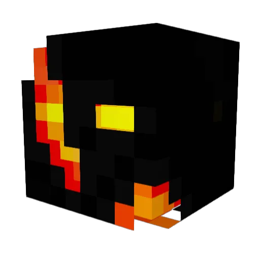 Rivvv75 Minecraft avatar head, 3D render