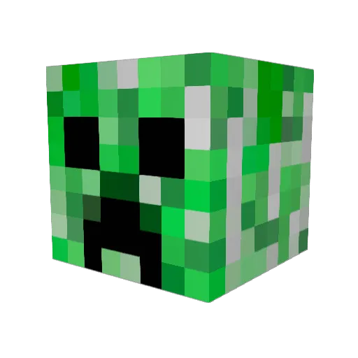 Rivyulet Minecraft avatar head, 3D render