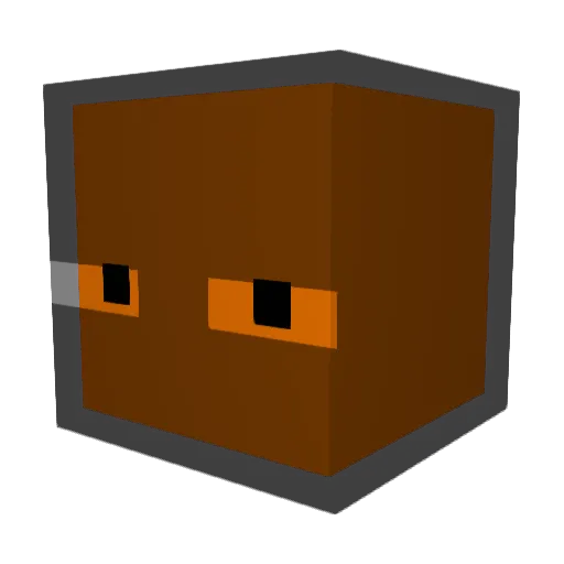 RixTin Minecraft avatar head, 3D render