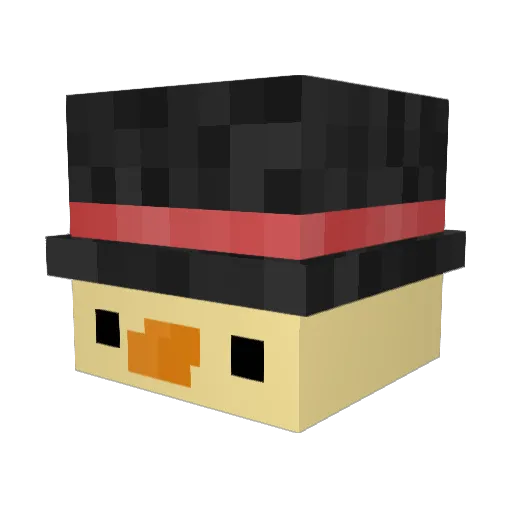 Rix_Rt Minecraft avatar head, 3D render