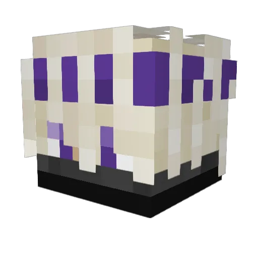 RixiMyth Minecraft avatar head, 3D render