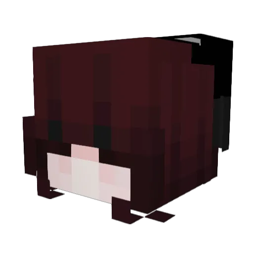 Rixjuh_ Minecraft avatar head, 3D render
