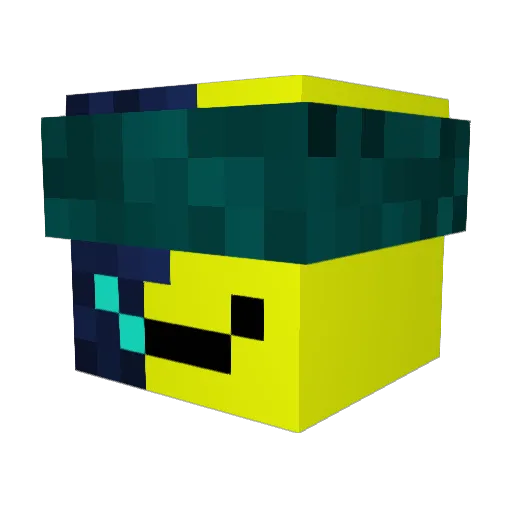 RixxieMars Minecraft avatar head, 3D render