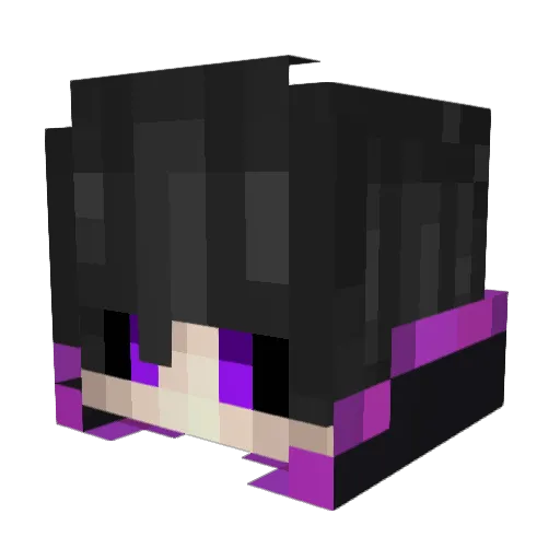 Rixy06 Minecraft avatar head, 3D render