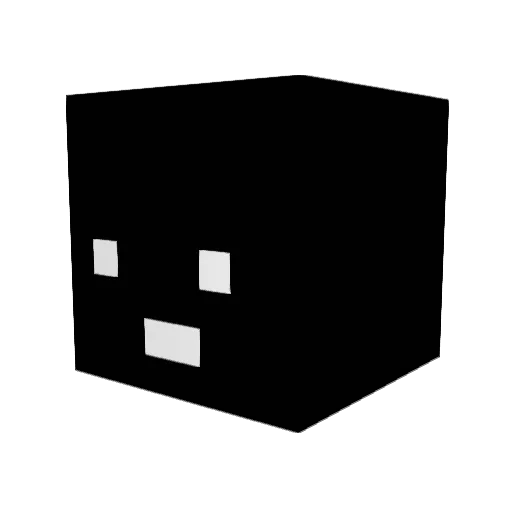 Rixyee Minecraft avatar head, 3D render