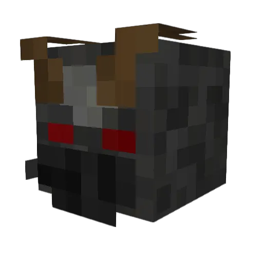 Riyahl Minecraft avatar head, 3D render