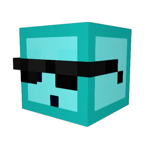 Riyansh_Daddy Minecraft avatar head, 3D render