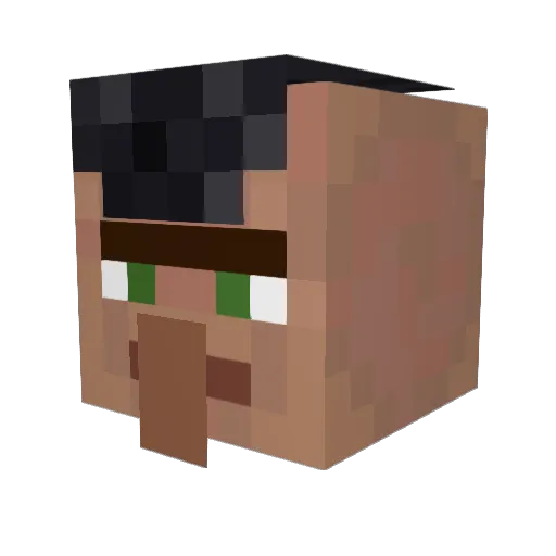 Riyawatt Minecraft avatar head, 3D render