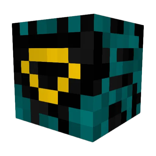 Riygen1 Minecraft avatar head, 3D render