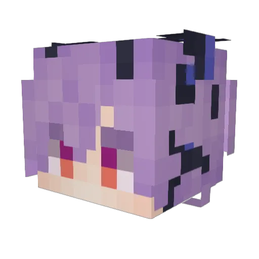 Rizayy Minecraft avatar head, 3D render