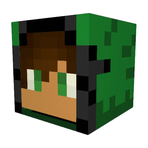 Rize_PvP Minecraft avatar head, 3D render