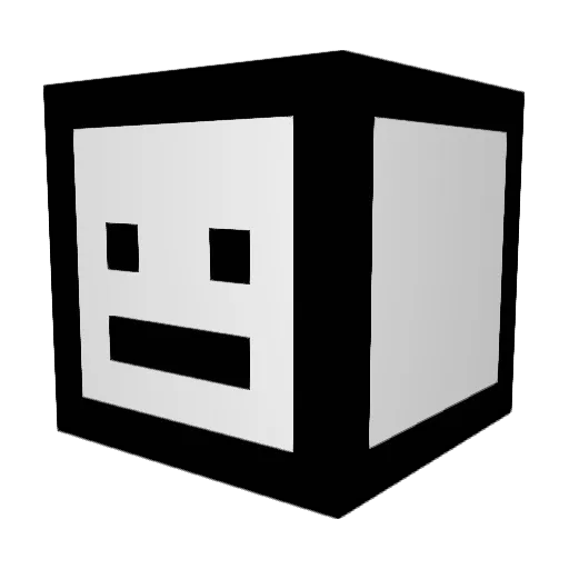 Rizing_Light Minecraft avatar head, 3D render
