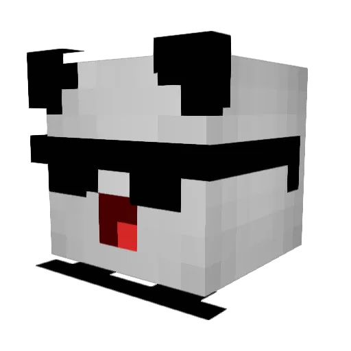 Rizoli Minecraft avatar head, 3D render