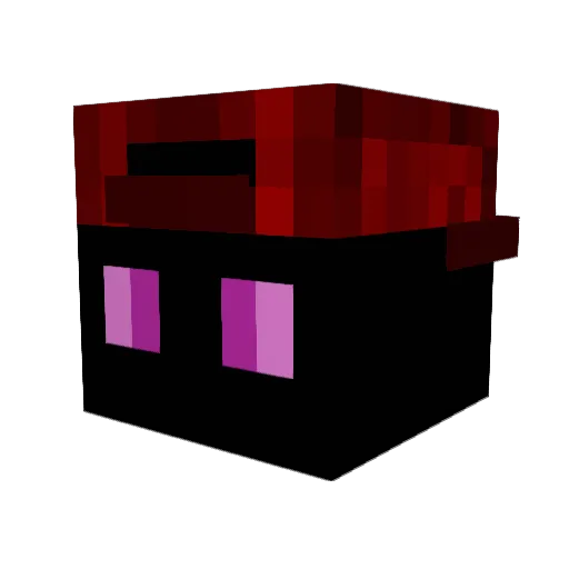 Rizonyx Minecraft avatar head, 3D render