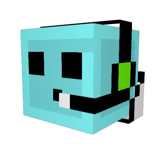 Rizvi2002 Minecraft avatar head, 3D render