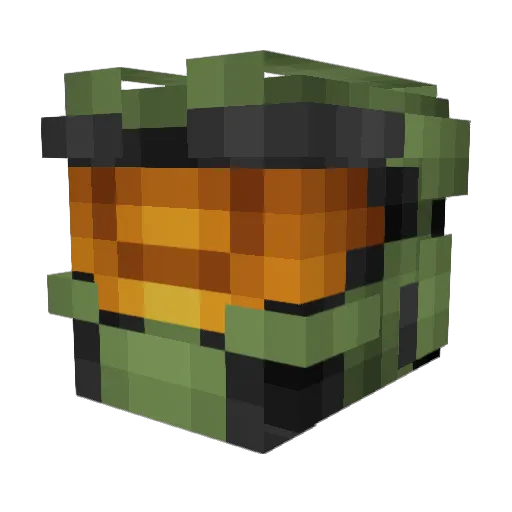 RizzEmWitTism102 Minecraft avatar head, 3D render