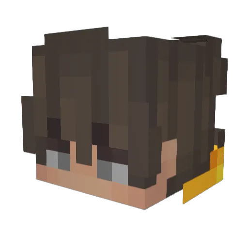 Rizz_One1 Minecraft avatar head, 3D render