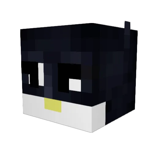 RizzlyBearKaiden Minecraft avatar head, 3D render