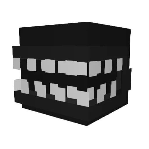 Rizzy_1 Minecraft avatar head, 3D render