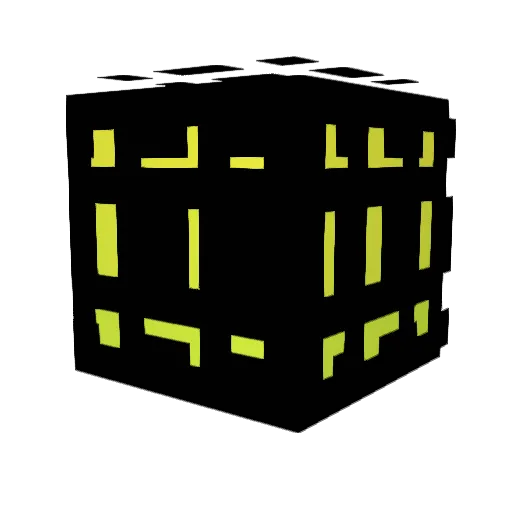 Rjakk Minecraft avatar head, 3D render