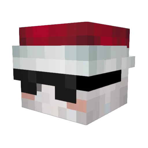 RkOuOi Minecraft avatar head, 3D render