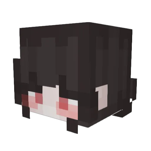 Rlastick Minecraft avatar head, 3D render