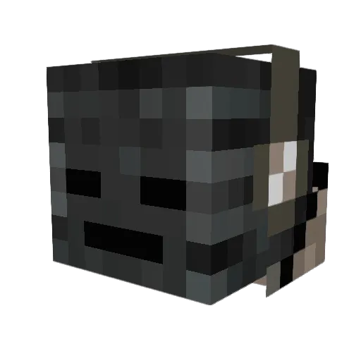 Rlindrud Minecraft avatar head, 3D render