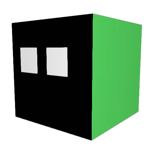 RlyRlyGoodName Minecraft avatar head, 3D render