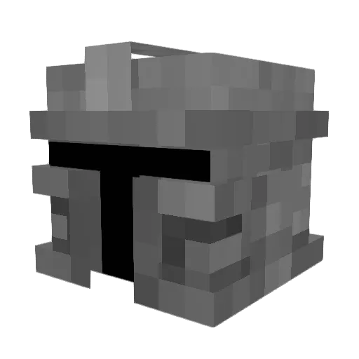 Rmaox Minecraft avatar head, 3D render