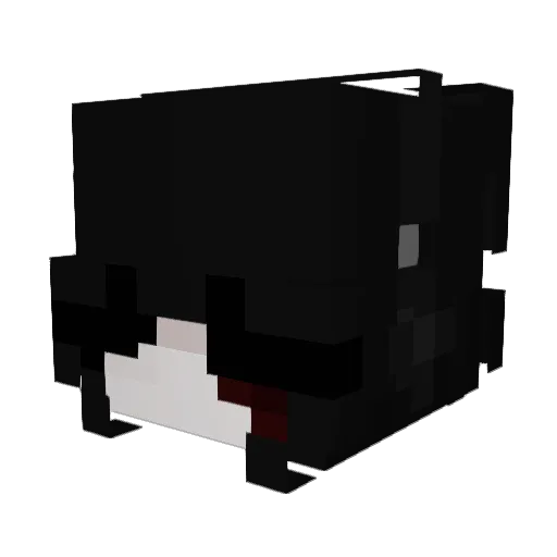 RmxEIX Minecraft avatar head, 3D render